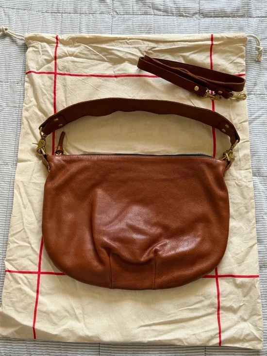 Clare V. Moyen Messenger Tan - Picture 3 of 5